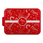 Safari Aluminum Baking Pan with Red Lid (Personalized)