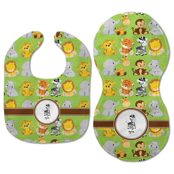 Safari Baby Bib & Burp Set - Approval (new bib & burp)