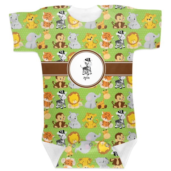 Custom Safari Baby Bodysuit 6-12 (Personalized)