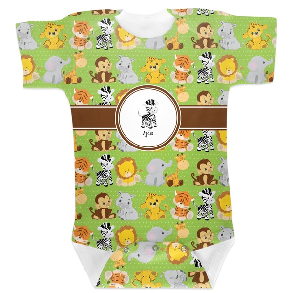 Custom Safari Baby Bodysuit 3-6 (Personalized)
