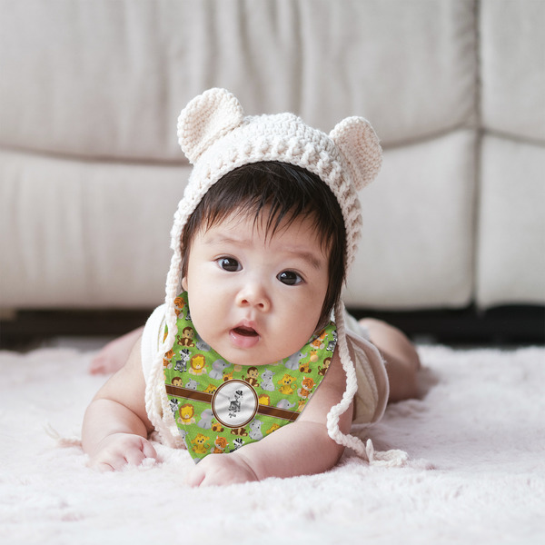 Safari Bandana Bib - (Lifestyle 2 girl)