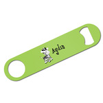 Safari Bar Bottle Opener - White w/ Name or Text