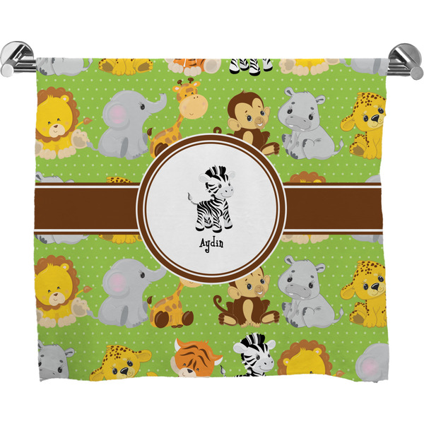 Custom Safari Bath Towel (Personalized)