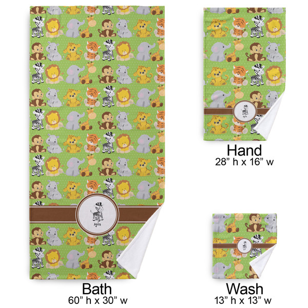 Safari Bath Towel Sets - 3-piece - Approval