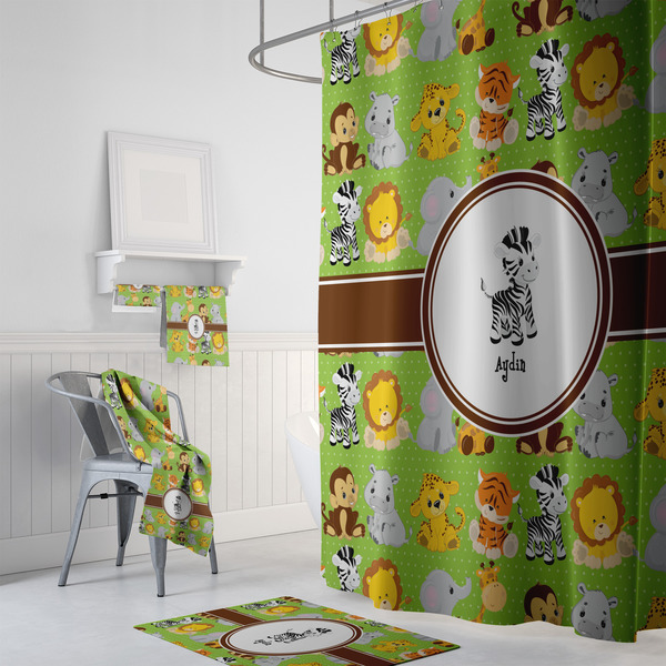 Safari Bath Towel Sets - 3-piece - In Context