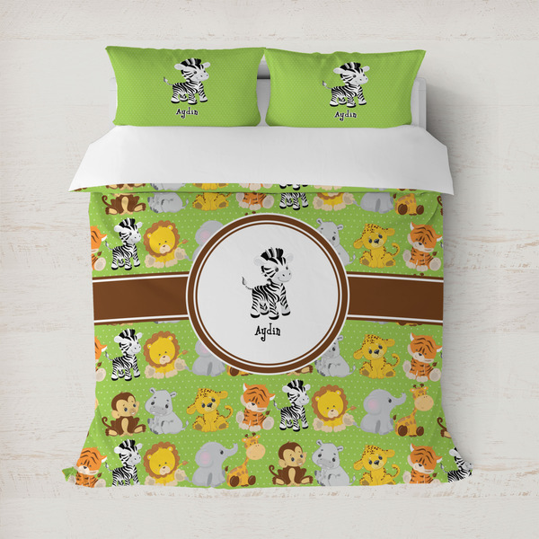 Custom Safari Duvet Cover (Personalized)
