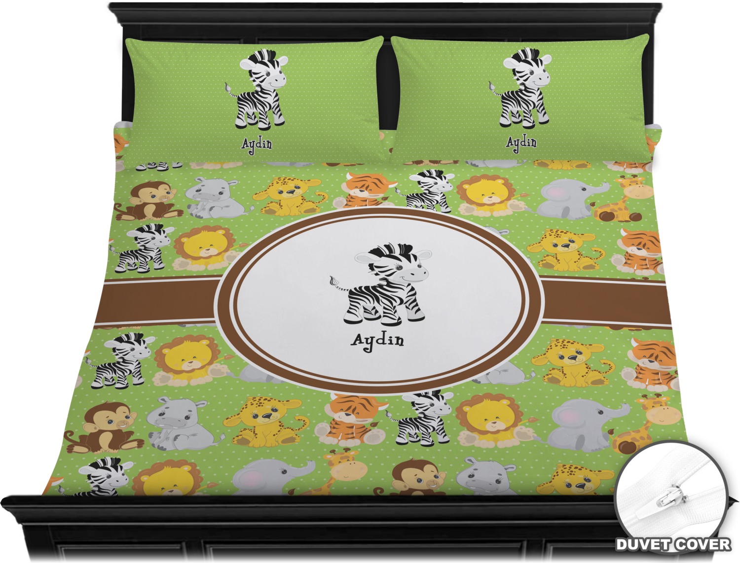 Safari Duvet Cover Set King (Personalized) YouCustomizeIt