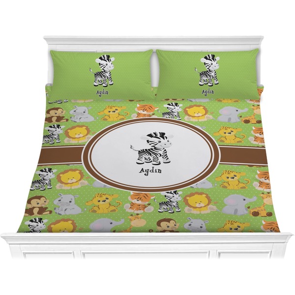 Custom Safari Comforter Set - King (Personalized)