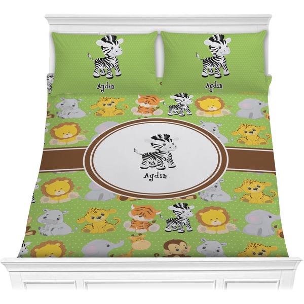 Custom Safari Comforter Set - Full / Queen (Personalized)
