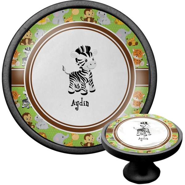 Custom Safari Cabinet Knob (Black) (Personalized)