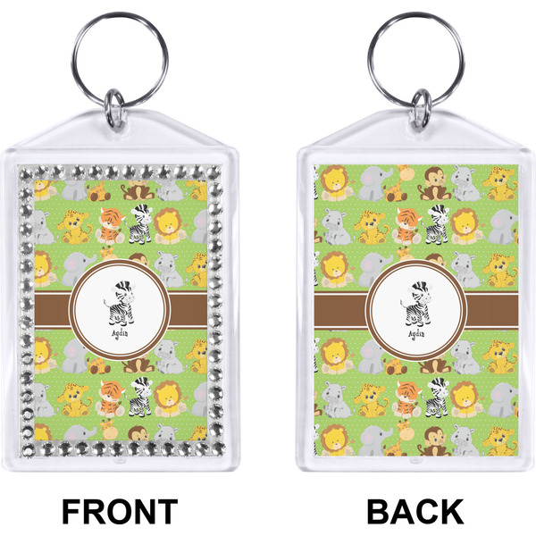 Safari Bling Keychain (Front + Back)