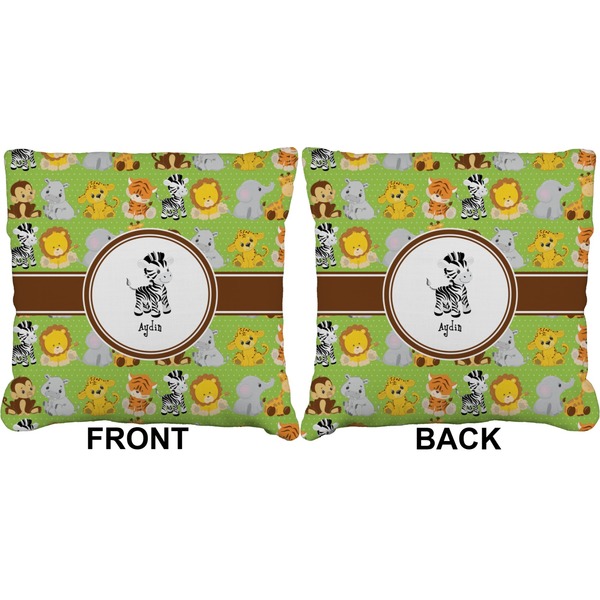 Safari Burlap Pillow Approval