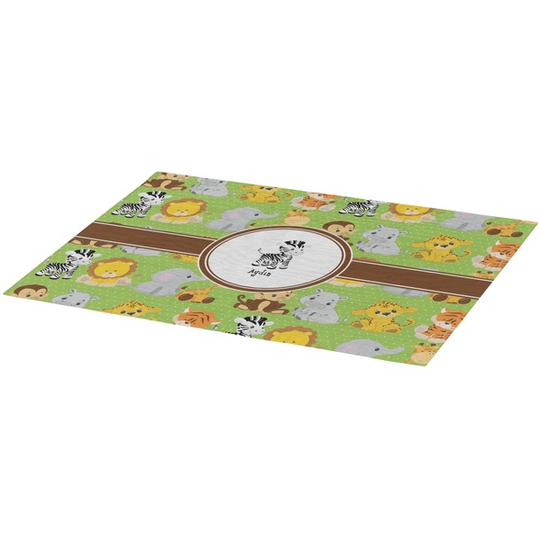 Safari Burlap Placemat (Angle View)