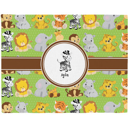 Safari Woven Fabric Placemat - Twill w/ Name or Text