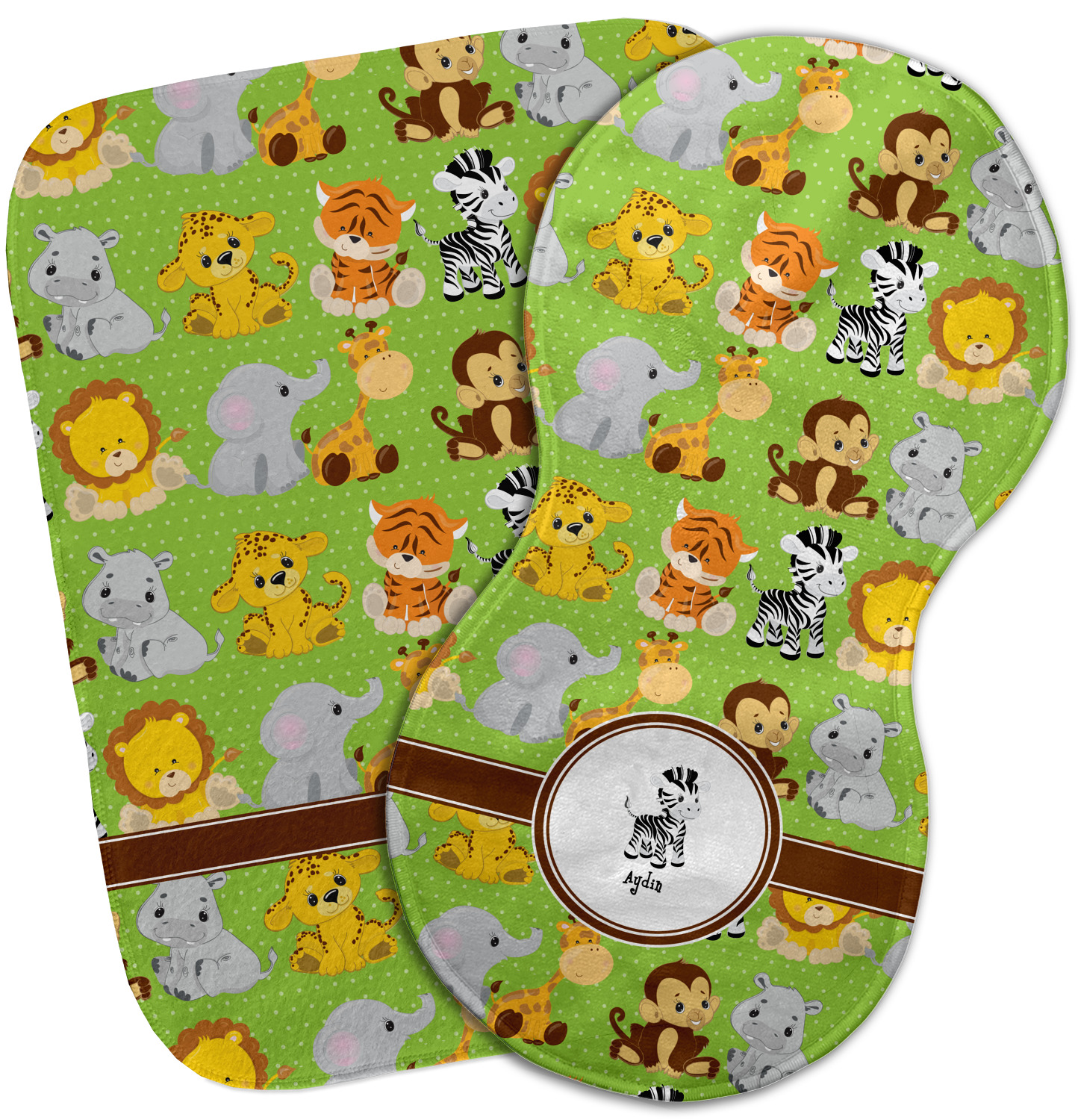 Custom Safari Burp Cloth (Personalized) YouCustomizeIt