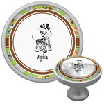 Safari Cabinet Knob (Silver) (Personalized)
