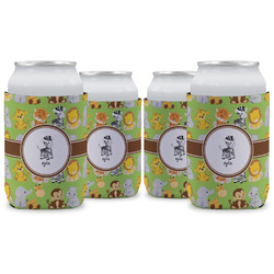 Safari Can Cooler (12 oz) - Set of 4 w/ Name or Text