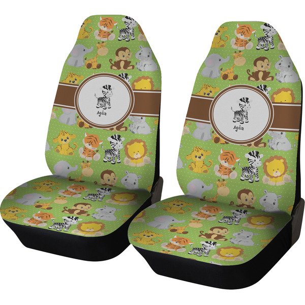 Custom Safari Car Seat Covers (Set of Two) (Personalized)