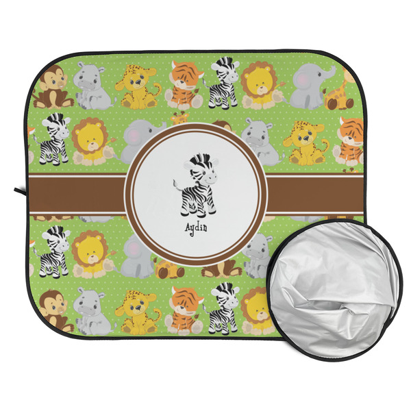 Safari Car Sun Shades - FOLDED & UNFOLDED