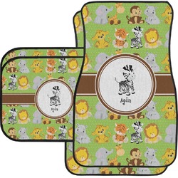 Safari Car Floor Mats Set - 2 Front & 2 Back (Personalized)