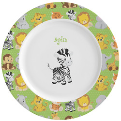 Safari Ceramic Dinner Plates (Set of 4) (Personalized)