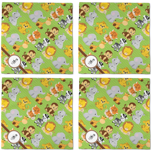 Safari Cloth Napkins - Personalized Dinner (APPROVAL) Set of 4
