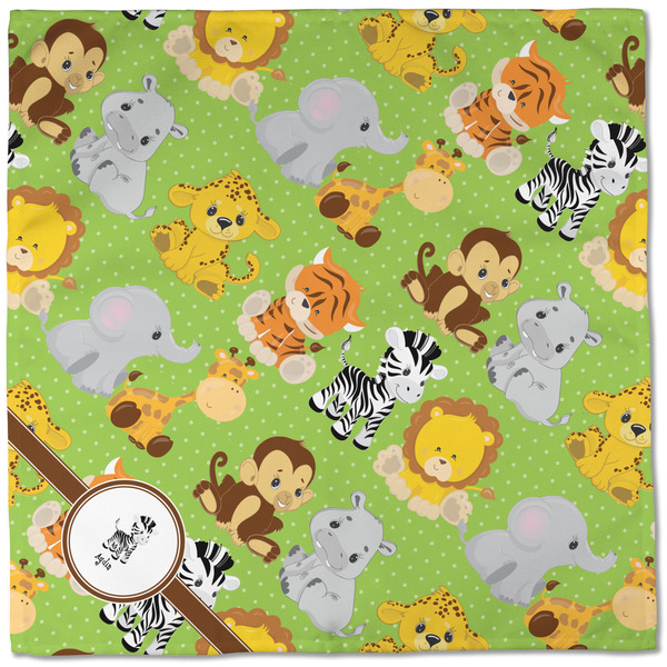 Safari Cloth Napkins - Personalized Dinner (Full Open)