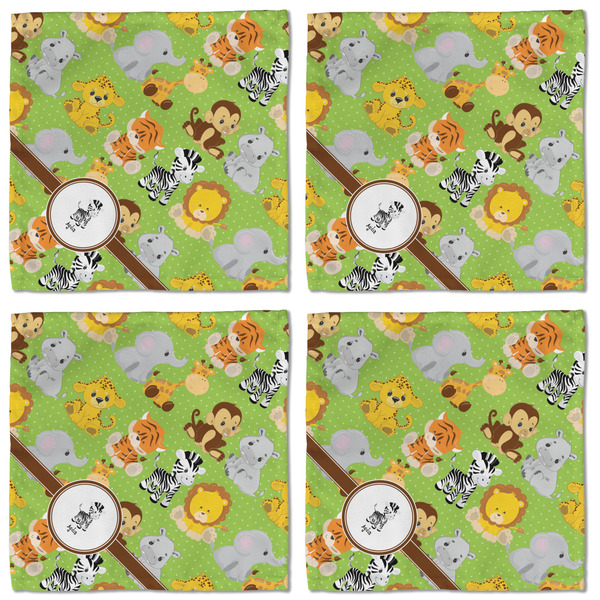 Safari Cloth Napkins - Personalized Lunch (APPROVAL) Set of 4