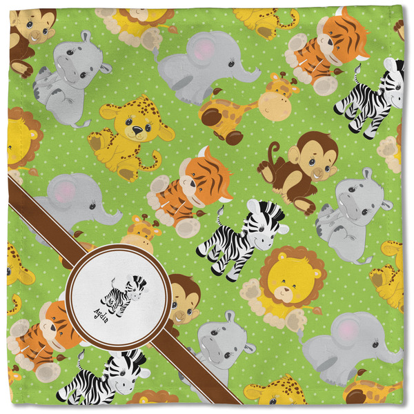 Safari Cloth Napkins - Personalized Lunch (Single Full Open)