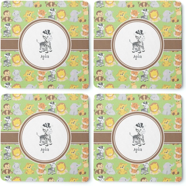 Safari Coaster Rubber Back - Apvl