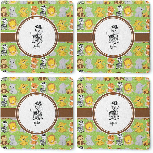 Safari Coaster Rubber Back - Apvl