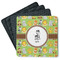 Safari Square Rubber Backed Coasters - Set of 4 (Personalized)