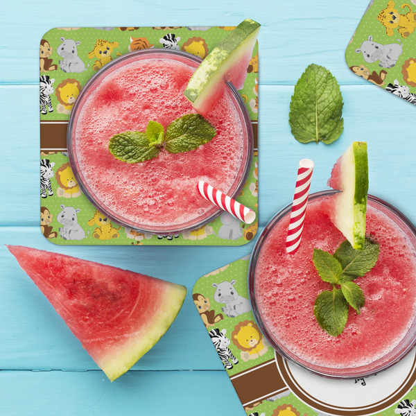 Safari Coaster Set - LIFESTYLE