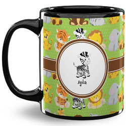 Safari 11 Oz Coffee Mug - Black (Personalized)