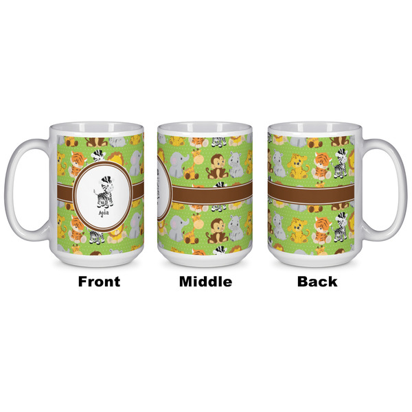 Safari Coffee Mug - 15 oz - White APPROVAL