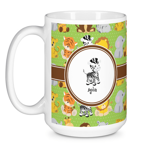 Safari Coffee Mug - 15 oz - White