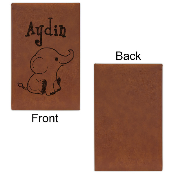 Safari Cognac Leatherette Journal - Single Sided - Apvl
