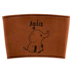 Safari Leatherette Cup Sleeve (Personalized)