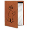 Safari Cognac Leatherette Portfolios with Notepad - Small - Main
