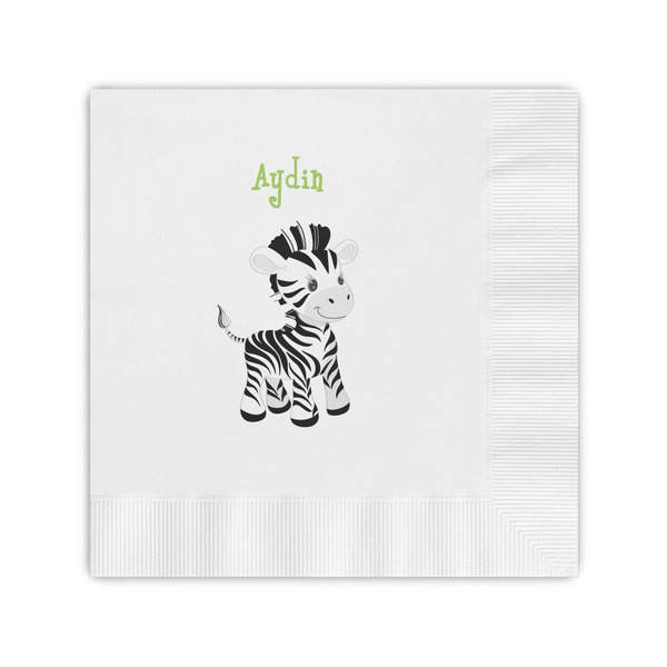 Custom Safari Coined Cocktail Napkins (Personalized)