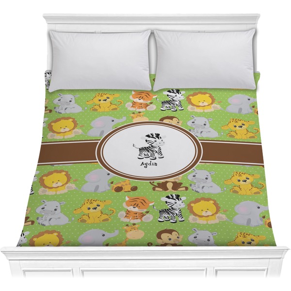 Custom Safari Comforter - Full / Queen (Personalized)