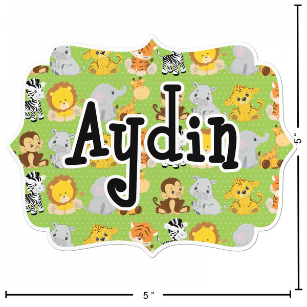 Safari Custom Shape Iron On Patches - L - APPROVAL