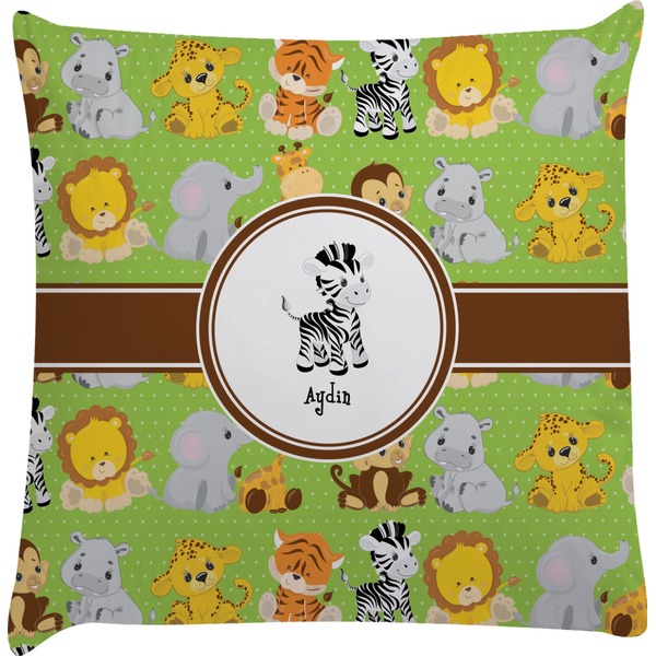 Custom Safari Decorative Pillow Case (Personalized)