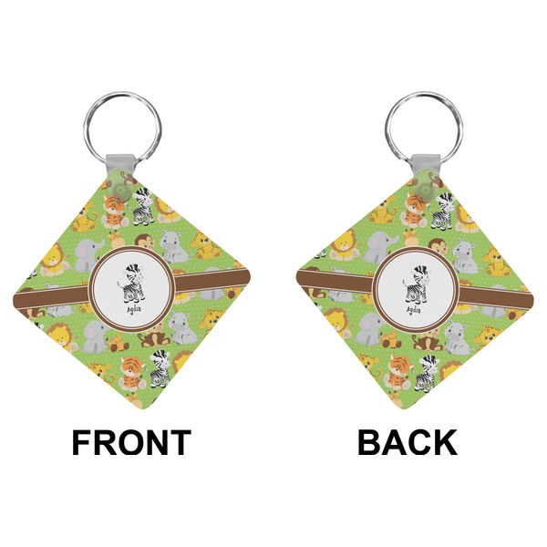 Safari Diamond Keychain (Front + Back)