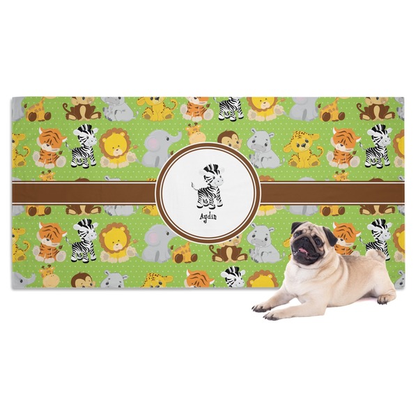 Custom Safari Dog Towel (Personalized)