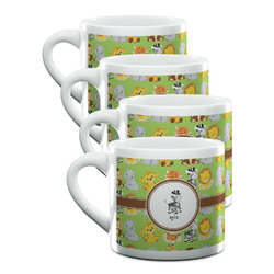 Safari Double Shot Espresso Cups - Set of 4 (Personalized)
