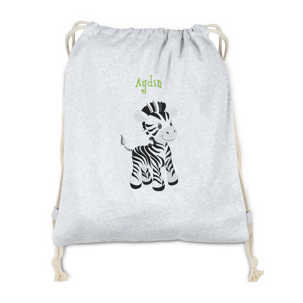 Custom Safari Drawstring Backpack - Sweatshirt Fleece - Single Sided (Personalized)