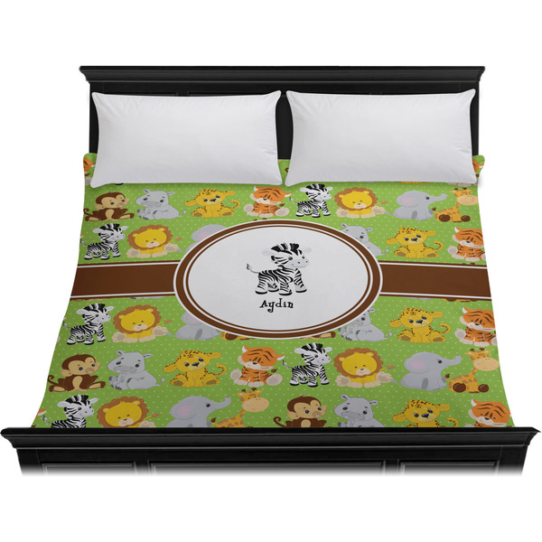 Safari Duvet Cover - King - On Bed - No Prop