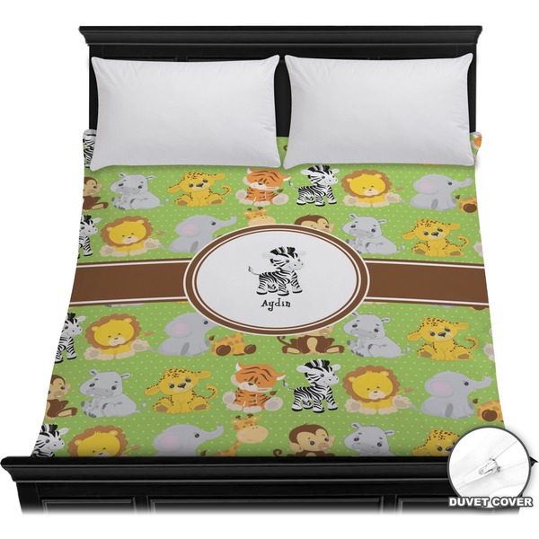 Custom Safari Duvet Cover - Full / Queen (Personalized)
