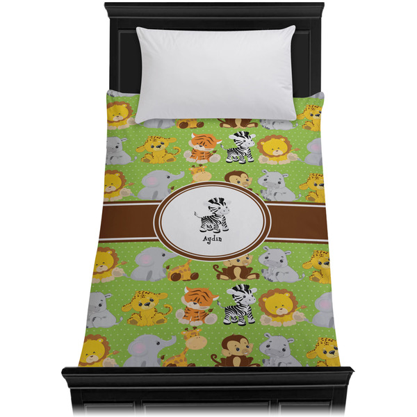 Safari Duvet Cover - Twin - On Bed - No Prop